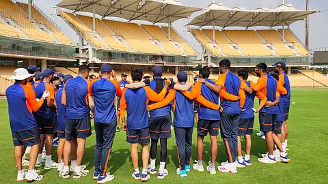 Team India begin training session in Chennai on Tuesday ahead of the Test series against England