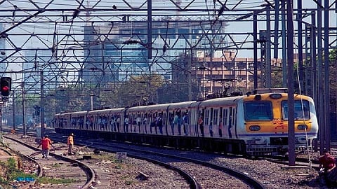 A local train in Mumbai