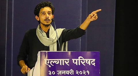 Sharjeel Usmani during Elgar Parishad event in Pune
