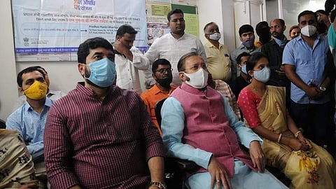 Union Minister Prakash Javadekar along with Pune Mayor Murlidhar Mohol