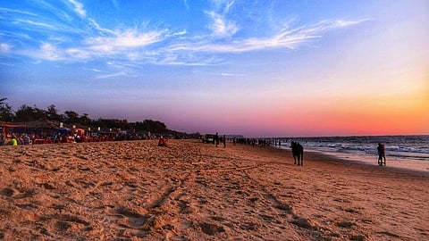 Calangute Beach in Goa