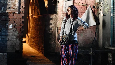 Taapsee shared this picture of her's on Instagram. The actor has worked in films like Thappad and Pink that reiterate the need to understand women's rights.