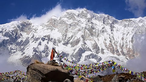 Mt Annapurna in Nepal