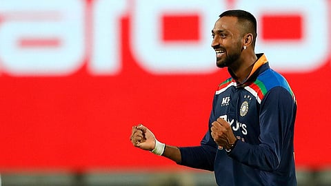 Krunal Pandya made his ODI debut for India against England on Tuesday