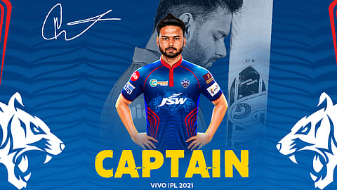 Rishabh Pant was announced as the captain of Delhi Capitals for IPL 2021