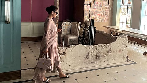 Kangana posted a picture of the office which was damaged by BMC citing illegal construction