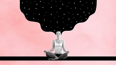 Representational image of practicing meditation and mindfulness