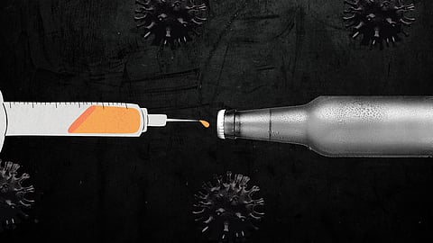 Looking to understand the relation between vaccination and alcohol