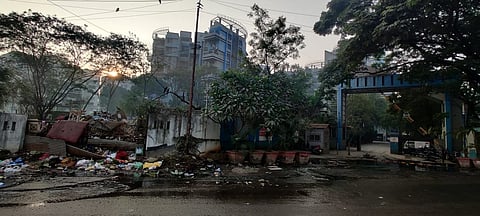 Balewadi Gaon Sewage Water on Road