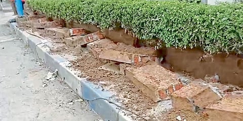 Khedkar Family Takes Down Encroachment on Pedestrian Path in Baner