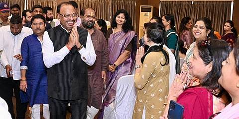 Chandrashekhar Bawankule at BJP Office Bearers Meeting in Pune