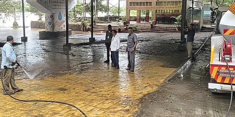 Moshi Crematorium being cleaned up by civic officials