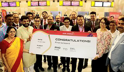 First boarding pass issued to a passenger at T2 Terminal Pune Airport