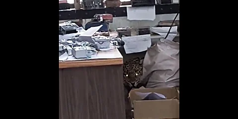 Leopard at Rajgurunagar MSEDCL Office
