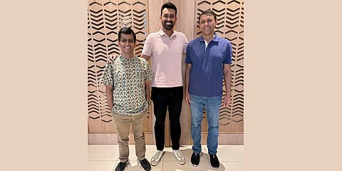 L-R - Prof Satyanarayanan Seshadri, Founding Member & Technologist, Kaustubh Hanmantgad, Founding Director & COO, Dr. Kushant Uppal, Founder & CEO