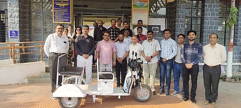 e-Rikshaw from JNV Pune Manufactured under Automotive Skill Course