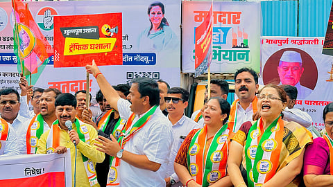 Rajaram Bridge Flyover Politics: NCP-BJP Clash Over Delayed Inauguration