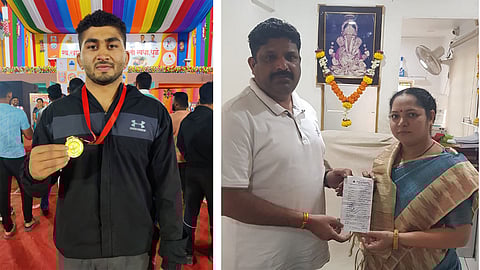 Former Corporator Maya Barne Extends Aid for Injured Wrestler Vijay Doiphode