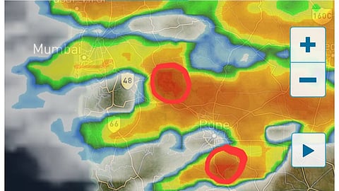 PuneRains Alert: Heavy Rainfall Expected Across Pune in Next Two Hours