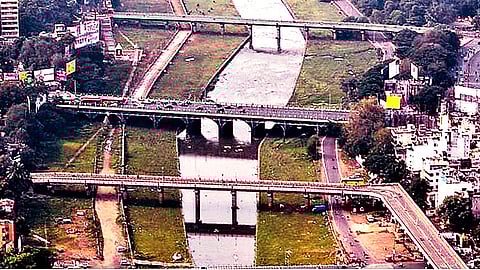 Mutha Riverbed Road in Pune