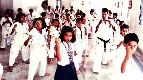 Karate Training for Girls