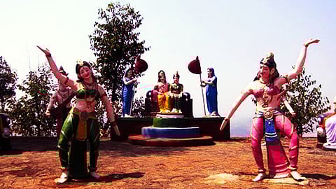 Nilkantheshwar temple premises