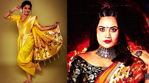 Jahnavi Killekar and Aarya Jadhao in Bigg Boss Marathi