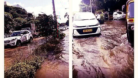 Pipeline Burst Floods Wakdewadi Road
