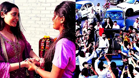 Aarya Jadhao returns to her hometown Amravati