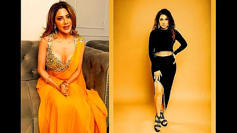 Nikki Tamboli (L) and Jahnavi Killekar (R)