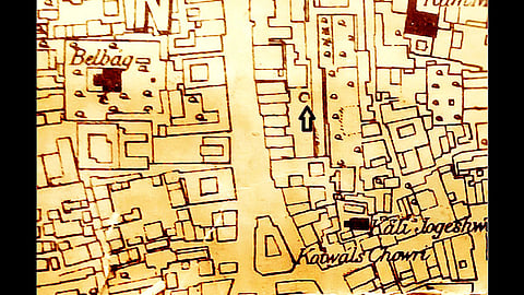 Old Maps of Belbaug Chowk area