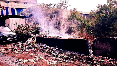 Waste Piles and Irregular Collection in Bhosari MIDC (File Photo)