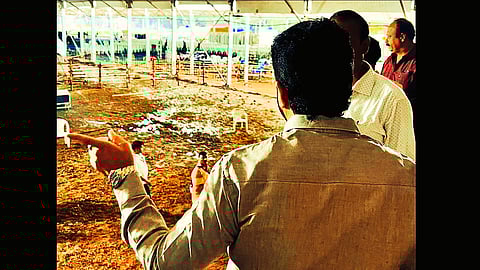 Murlidhar Mohol Inspecting Preparations at PM Modi Rally Venue