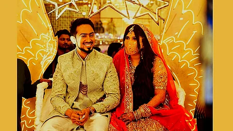 Riddhi Jadhav with Adnan Shaikh