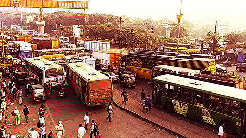 Katraj Chowk Traffic
