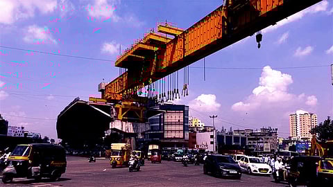 Katraj Flyover Work in Progress