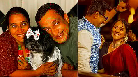 Prasad Oak and his wife Manjiri