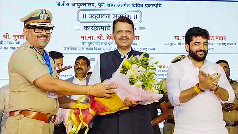 Devendra Fadnavis in Pune for police station inauguration event