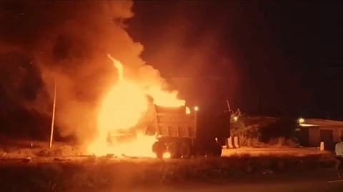 Accident near Indapur