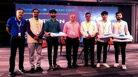 New Gen Innovators (CSDS), led by Shubham Santosh Singh, secured the first prize