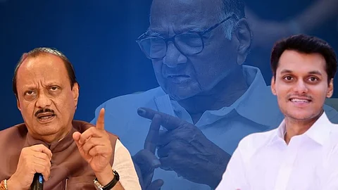 Sharad Pawar, Ajit Pawar, Yugendra Pawar