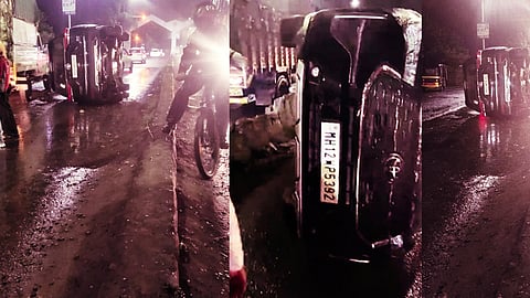 Accident near Dhobi Ghat