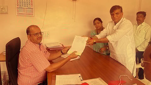 Aaba Bagul Files Nomination for Parvati Constituency