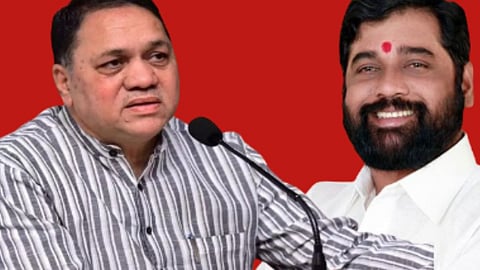 Dilip Walse Patil (L) and Eknath Shinde (R)