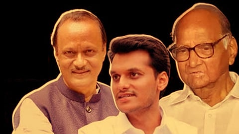 Ajit Pawar, Yugendra Pawar, Sharad Pawar