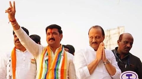 Nana Kate with Ajit Pawar