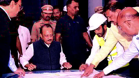 Ajit Pawar in meeting