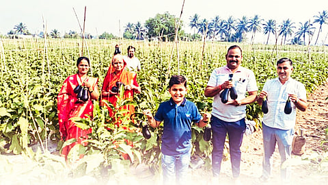 Daund Farmer Jagtap Family