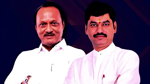Ajit Pawar (L) and Dhananjay Munde (R)