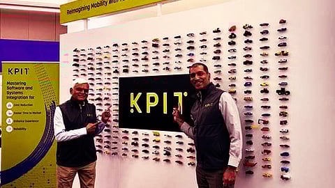 Kishor Patil and Anup Sable at KPIT CES 2025 Technology Showcase